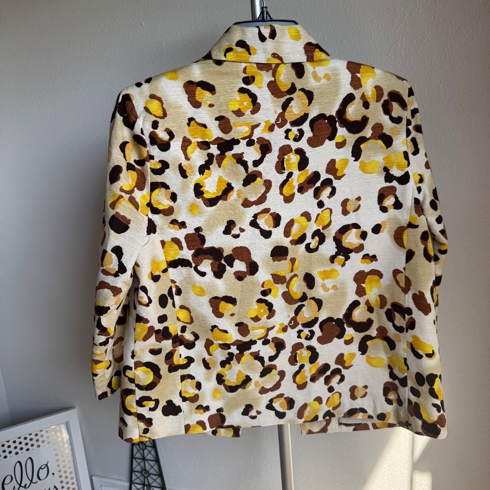 Fenn Wright Manson Leopard Print Jacket Blazer St… - image 5